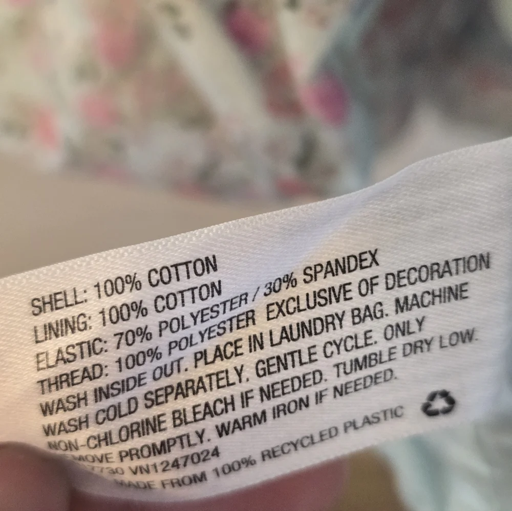 Romantic LoveShackFancy x Target floral mini dress 🌷 100% Cotton - Picture 12 of 16
